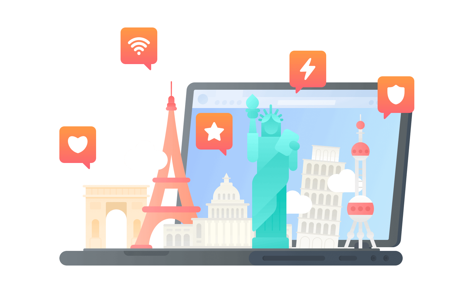 在安道尔连接到中国vpn - 光电加速器